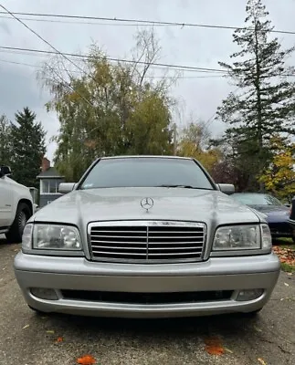 1994 1995 96 97 98 99 2000 For Mercedes C Class W202 Black Grille & Chrome Frame • $159