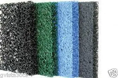 Matala 4-Pack Gray/Blue/Green/Black Filter Mats 24 X24  Replacement Pond Media • $138.75