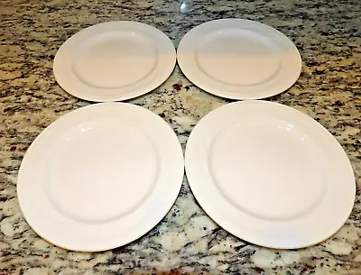 Syracuse Cascade Bread Butter Dessert Plates 7 1/4  Set Of 4 White Vtg Restauran • $19.99