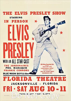 Elvis Presley Concert Poster 12 X18  • $12.95