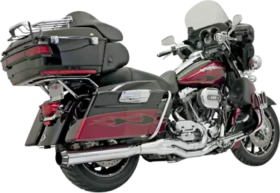 Bassani Chrome B4 Straight 2-1 Exhaust For 99-16 Harley Touring FLHX FLHR FLTR • $1089.95