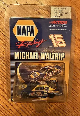 NASCAR Action #15 NAPA Michael Waltrip Stars/ Stripes 2001 Monte Carlo 1:64 • $9.99