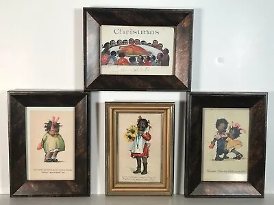 Charming Vintage Chromolithographs Of Black Children At Play 1907 • $120