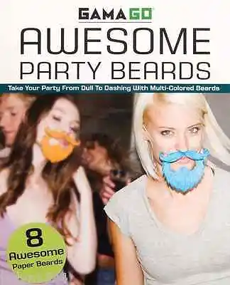 8 Party Beards Costume Accessory Mask Movember Mustache Beard Photo Booth Props • $6.85