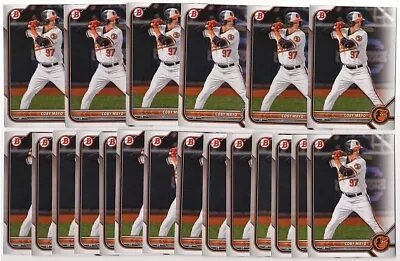 X20 Coby Mayo 2022 (1st) Bowman Draft #127 Rookie Card RC Lot Baltimore Orioles! • $18.99