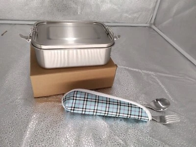 £12.50 • Buy Mil-Tec Stainless Steel Lunch Box School Work Outdoor Food Container Mess Tins