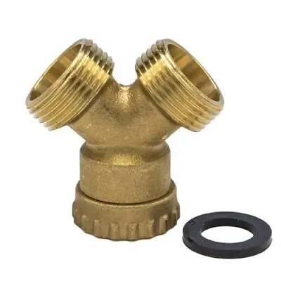 Brass Washing Machine 'y' Connector • £4.68