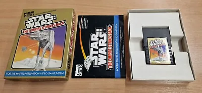 Star Wars Intellivision The Empire Strikes Back Parker 1983 Game Tested See Desc • £5