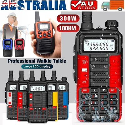 $33.99 • Buy Handheld UV-10R Walkie Talkie Dual Band UHF VHF Two-Way Radios FM Ham 300W 180KM