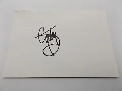 6  X 4  AUTOGRAPH BOOK PAGE SIGNED BY GORDON MURRAY - MCLAREN F1 DESIGNER • $18.64