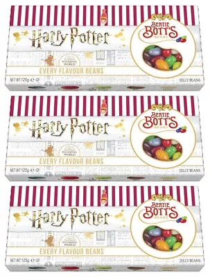 3x Harry Potter Wizarding World Bertie Botts Every Flavour Beans 125g Gift Box • $53.30