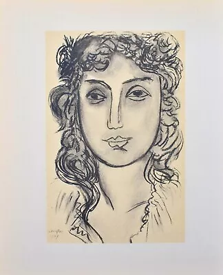 Henri Matisse: Woman The Hair Curly Lithography Signed • $97.89