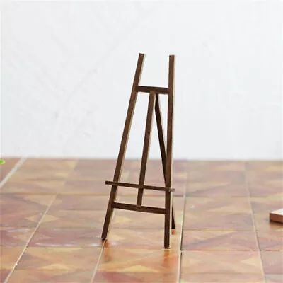 1:12 Dollhouse Miniature Artist Wooden Easel Stand Holder Accessories Decor • $4.80