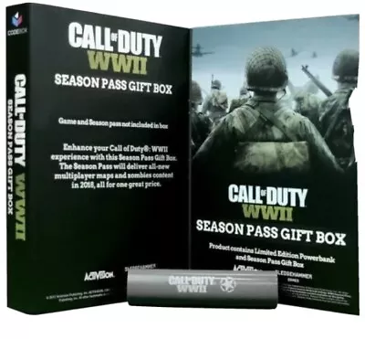 Call Of Duty WWII Limited Edition Power Bank NO PASS Expired -New • £5.99