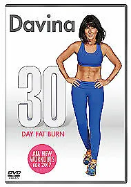 Davina: 30 Day Fat Burn DVD (2016) Davina McCall Cert E FREE Shipping Save £s • £2.04