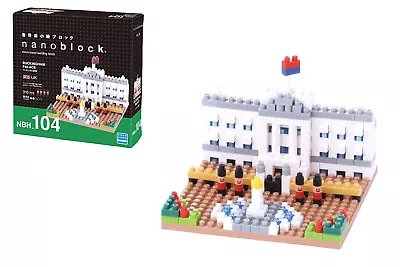 New Nanoblock Buckingham Palace Micro Sized Building Set 310 Piece NBH-104 • £7.15