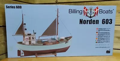 NEW - Billing Boats Norden 603 Cutter Model Boat Kit 1:30 - Made In Denmark  • £89.99