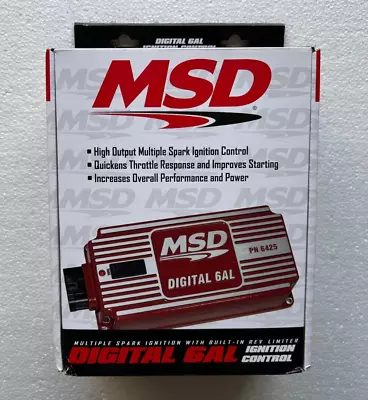 MSD Ignition 6425 Digital 6AL CDI Ignition Control Box With Rev Limiter • $319