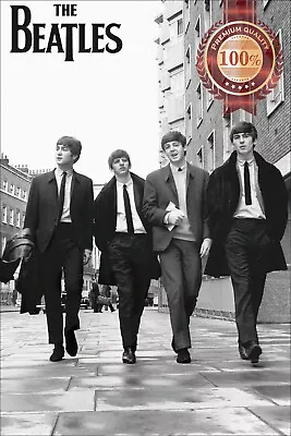 The Beatles In London 1963 Walking Streets Photo Original Print Premium Poster • $11.95