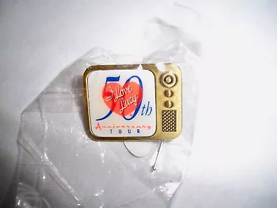 I Love Lucy 50th Anniversary Tv Shape Lapel Hat Pin Limited  Edition • $9.99