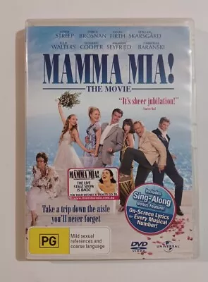 Mamma Mia The Movie DVD Region 4 GC Meryl Streep Pierce Brosnan Free Postage • $6.95