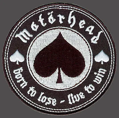 Born To Lose Live To Win Motorhead Iron On Patch • $5.99