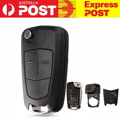 For Holden Flip Car Key Shell Case 2 Button Fob Astra Barina Combo Remotes Cover • $12.19