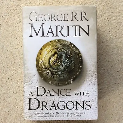 A Dance With Dragons Hardback First Edition 1st Printing Game Of Thrones Martin • £9.99