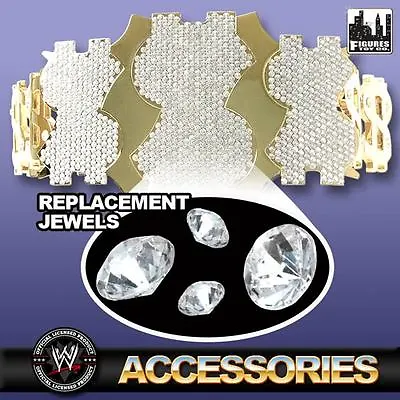 Replacement Diamonds For Adult Size WWE Million Dollar Replica Belt • $19.99