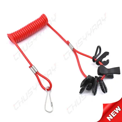 1x Kill Stop Switch Safety Tether Lanyard Boat Outboard Engine Motor For Yamaha • $6.68