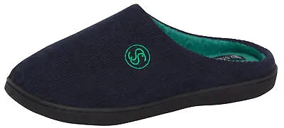 Strong Souls Mens Memory Foam Slippers Open Back Fleece Lined Mules House Shoes  • £14.99