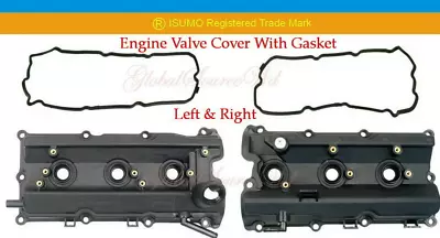 Pair Of Engine Valve Cover With Gasket L/R Fits: I35 Altima Maxima Murano Quest • $48.67