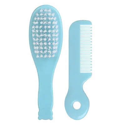 SOFT FIRST STEP Hair Brush & Comb Set In White Soft & Gentle For Your Baby UK To • £3.89