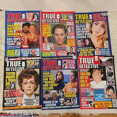 £25 • Buy 9 Copies True Detective True Crime Magazines Bundle