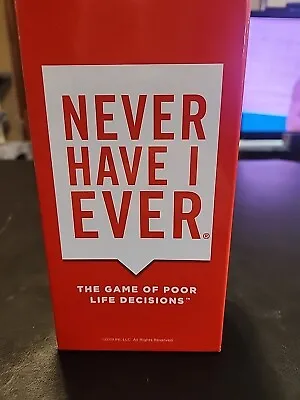 Never Have I Ever Party Card Poor Life Decisions Game Classic Edition Ages 17+ • $25.90