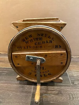 $180 • Buy Antique Barrel Style Butter Churn
