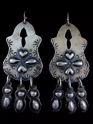 Vintage Navajo Earrings - Sterling Silver • $189