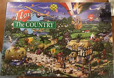 Mike Jupp's - I LOVE THE COUNTRY - 1000 Piece Jigsaw-complete-Bag Unopened • £10