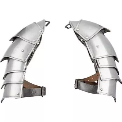 Medieval LARP Fantasy Steel Pauldrons Shoulder LARP SCA Armor Pair Of Pauldrons • $69