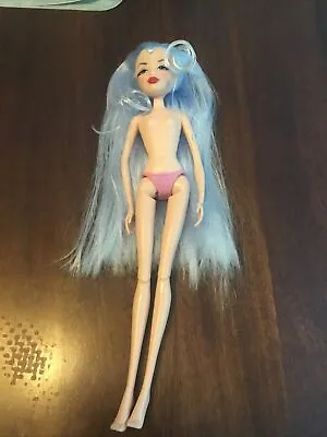 Jakks Winx Club Good Vs Evil Icy Nude Doll Blue Hair Ice Queen Fairy OOAK • $15