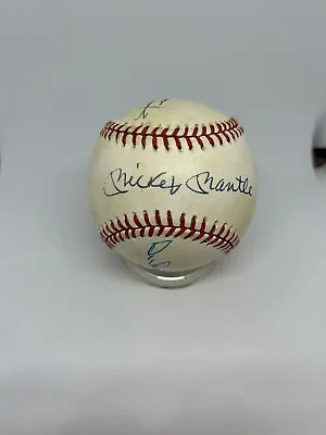 Mickey Mantle Willie Mays Duke Snider Signed Baseball PSA Certified Autograph  • $999