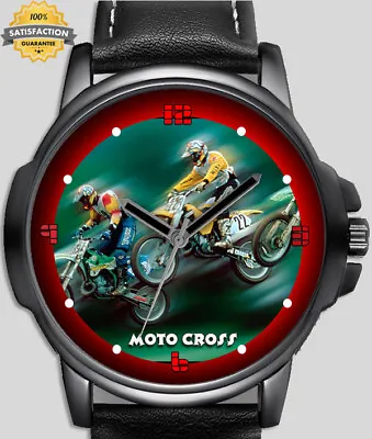 Moto Cross Bike Racers Unique Unisex Beautiful Wrist Watch UK FAST • $39.74