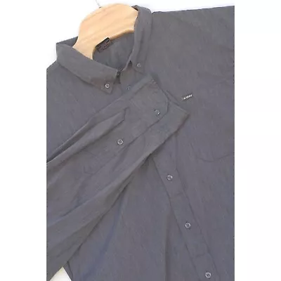 K-WAY Technical Design Shirt Men's Size 4XL Long Sleeve Slate Grey • $17.95