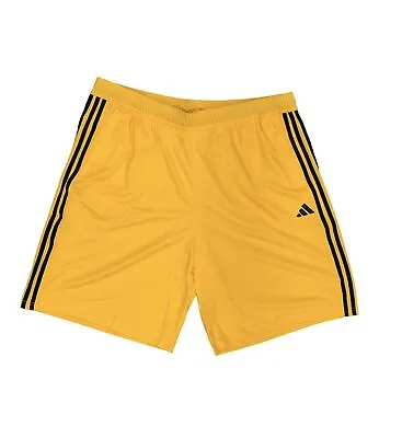 Adidas Men's Active Gold / Black AEROREADY Training Athletic Shorts 2XLT • $14.77