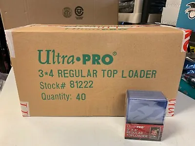 1000 Ultra Pro Regular 3x4 Toploaders Sealed Case Brand New Top Loaders 81222 • $83.68