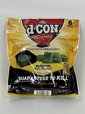 D-Con Kills Mice Refillable Bait Station | 1 Bait Station + 6 Refill Baits - NEW • $22.99