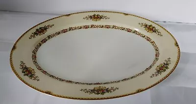 MEITO CHINA The Malta Oval Serving Platter Hand Painted 16 Inch • $20