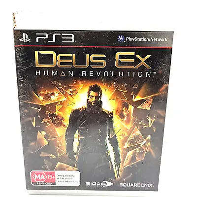 Deus Ex Human Revolution (Sony Playstation PS3) Game Complete W/ Manual - Tested • $9.99