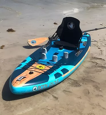BODY GLOVE Hybrid Kayak & SUP Standup Paddle Board Combo With All Accessories • $259