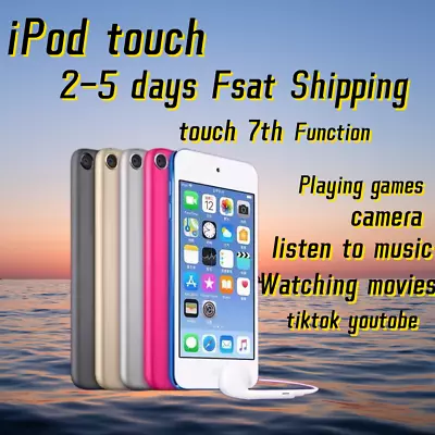 Apple IPod Touch 5th 6th 7th 32GB 64GB 128GB 256GB MP3 Game Player All Color Lot • $53.58